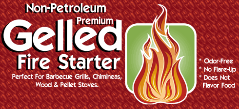 Non-Petroleum Gelled Firestarter